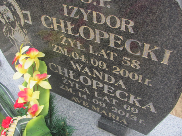Izydor Chłopecki 1943 Lipno Złotopole - Grobonet - Wyszukiwarka osób pochowanych