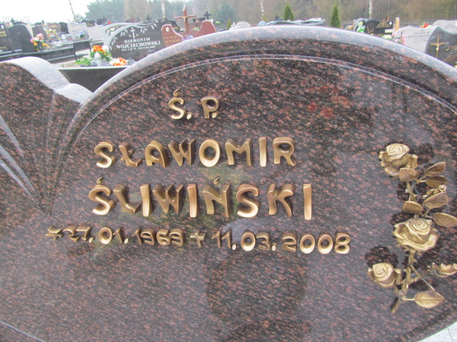 Sławomir Śliwiński 1969 Lipno Złotopole - Grobonet - Wyszukiwarka osób pochowanych