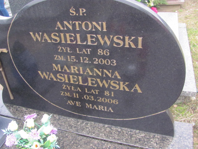 Antoni Wasielewski 1917 Lipno Złotopole - Grobonet - Wyszukiwarka osób pochowanych