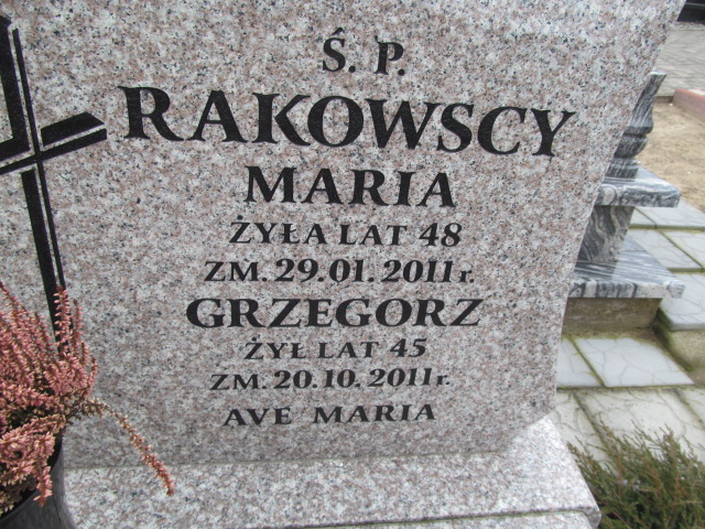 Grzegorz Rakowski 1966 Lipno Złotopole - Grobonet - Wyszukiwarka osób pochowanych